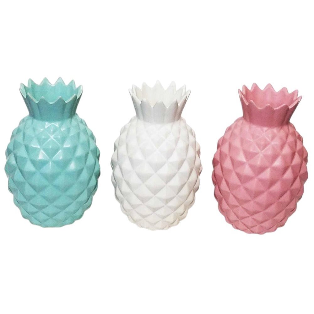 *FLORERO PIÑA CERAMICA