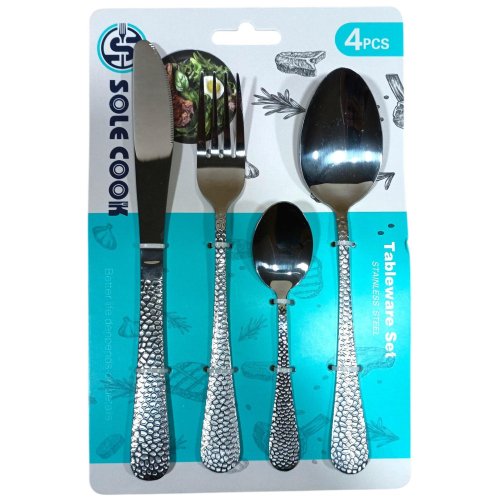 CUBIERTOS BLISTER X 4 PCS