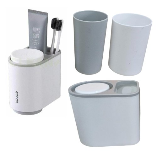 PORTA CEPILLO DE DIENTES CON VASOS